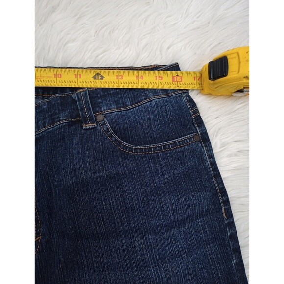 Nine West Jeans Average Capri  Size 14/31 Average Med Dark Denim - Picture 6 of 11
